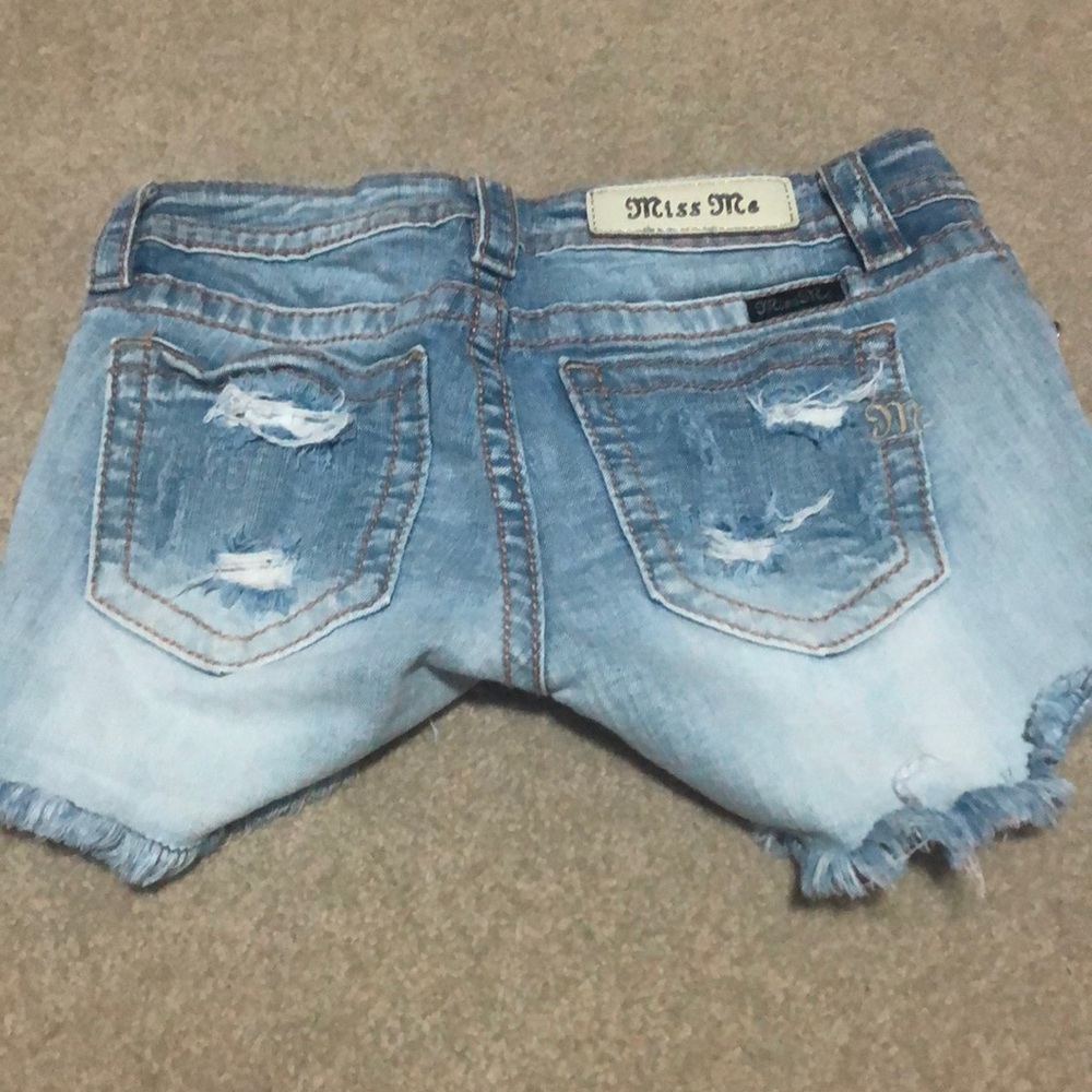 Miss Me blue jean shorts